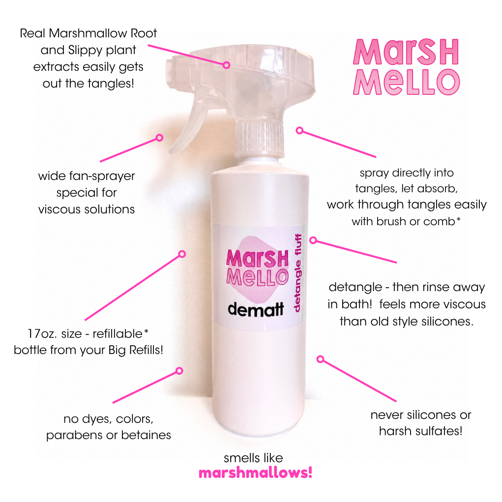 MarshMello Dematt! 17oz. Plant Slippy Detangler!